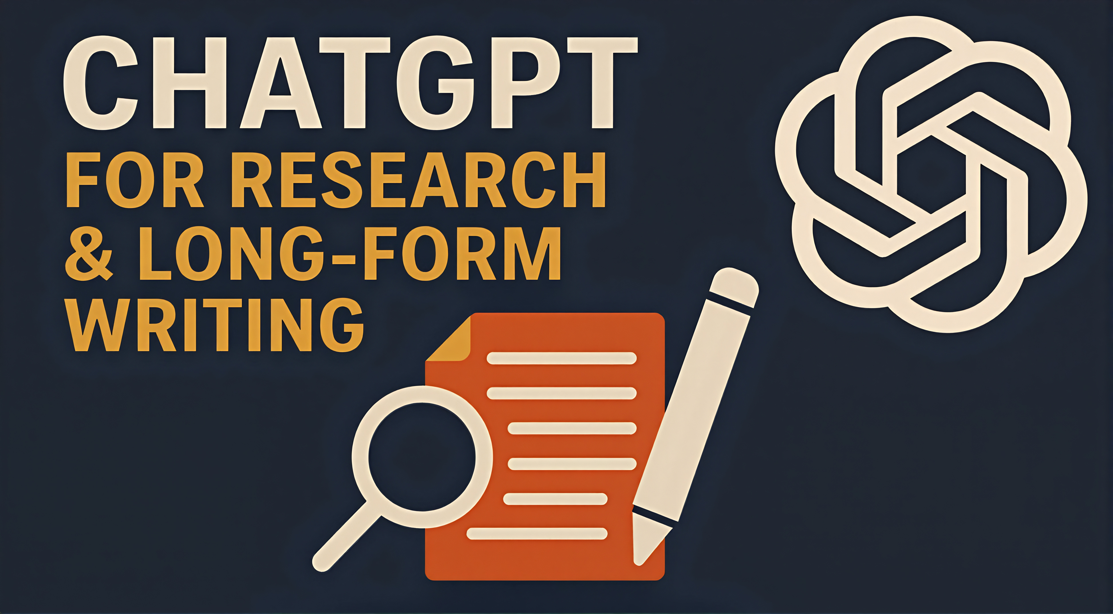 Learn more about ChatGPT for Research and Long-Form Writing